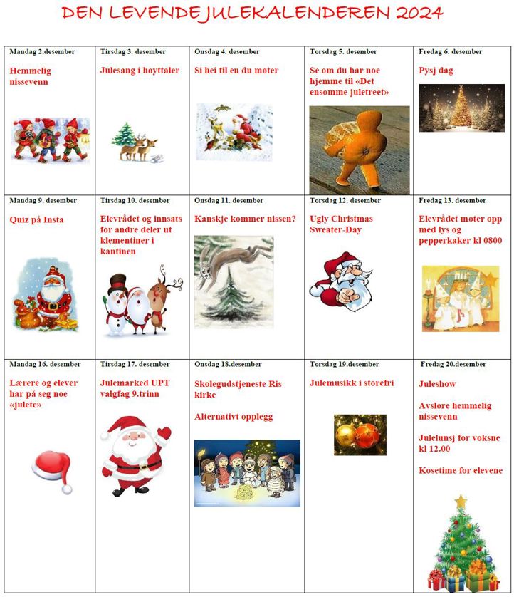 Foto: Julekalender Julekalender